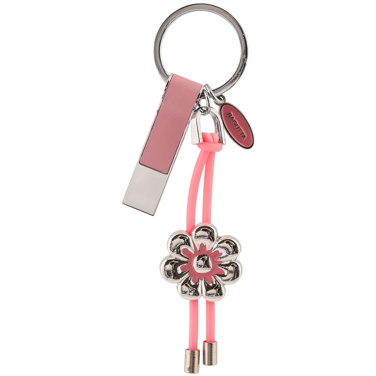 PORTACHIAVI CON MEMORIA USB MARGHERITA ROSA